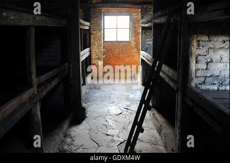 Konzentration Lager Auschwitz-Birkenau Stockfoto