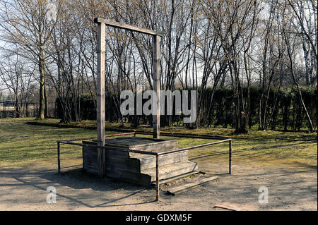 Konzentration Lager Auschwitz Stockfoto