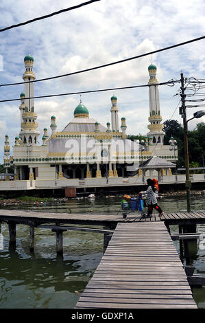 Duli Pengiran Muda Mahkota Pengiran Muda Haji Al-Muhtadee Billah Moschee Stockfoto