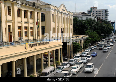 MYANMAR. Yangon. Strand Road 2015. Stockfoto