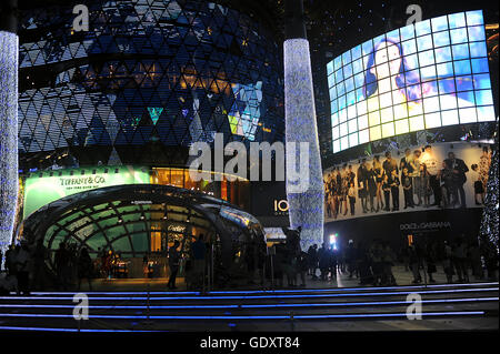 Singapur. 2015. Weihnachtszeit Orchard Road Stockfoto