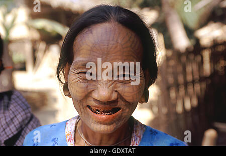 MYANMAR. Mrauk U. 2008. Deutschland Stockfoto