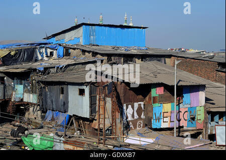 Indien. Mumbai. 2011. Dharavi Stockfoto