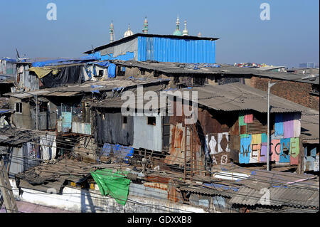 Indien. Mumbai. 2011. Dharavi Stockfoto