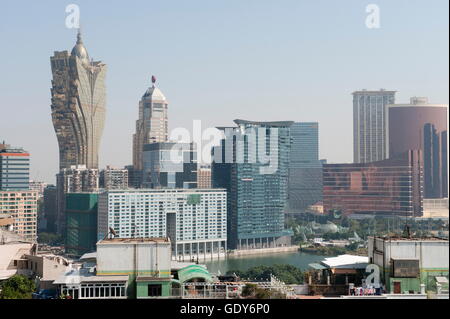 Geographie/Reisen, China, Macau, Macau, Skyline, Additional-Rights - Clearance-Info - Not-Available Stockfoto