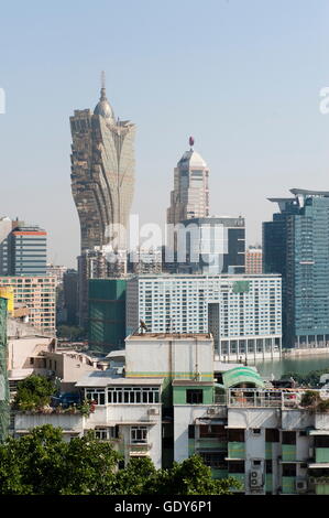 Geographie/Reisen, China, Macau, Macau, Skyline, Additional-Rights - Clearance-Info - Not-Available Stockfoto