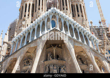 Spanien, Barcelona: Barcelona in seiner unkonventionellen Kunst und Architektur. Die großherzige Arbeit des berühmten Architekten Antoni G Stockfoto