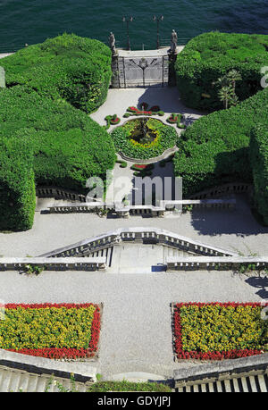 Villa Carlotta Gärten, Comer See, Italien Stockfoto