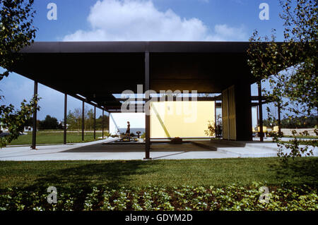 Ein mid-Century modern Haus entworfen von Emil Tessin Stockfoto