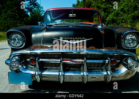 1957 Chevrolet Bel Air 4 Door Hard Top Rat Rod Stockfoto