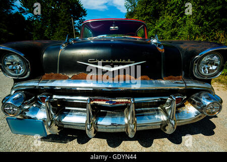 1957 Chevrolet Bel Air 4 Door Hard Top Rat Rod Stockfoto