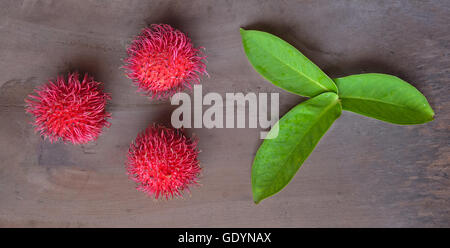Rambutan Früchte Stockfoto