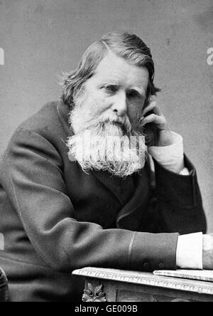 JOHN RUSKIN (1819-1900) englischer Kunstkritiker 1882. Foto Herbert Barraud Stockfoto