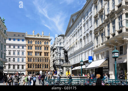 Wien, Wien: Fußgängerzone Graben, Österreich, Wien, 01. Stockfoto