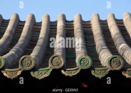 Geographie/Reisen, China, Verbotene Stadt, Dach Tempel, Peking, Pekin, Additional-Rights - Clearance-Info - Not-Available Stockfoto