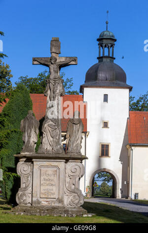 Klaster Tepla, Abtei, West-Böhmen, Tschechische Republik Stockfoto