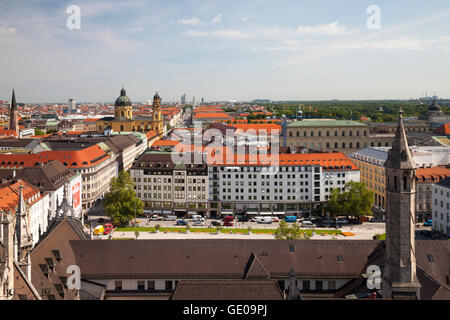 Geographie/Reisen, Deutschland, Bayern, München, Marienhof, Blick vom Neuen Rathaus in Richtung Norden, Additional-Rights - Clearance-Info - Not-Available Stockfoto