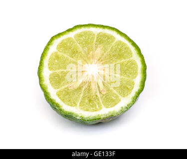 Kaffir Limette Öl um eine gemeinsame Zutat in Shampoo sein. Stockfoto