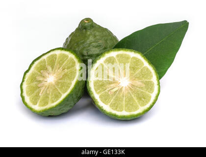 Kaffir Limette Öl um eine gemeinsame Zutat in Shampoo sein. Stockfoto