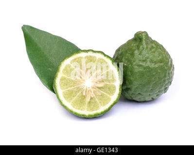 Kaffir Limette Öl um eine gemeinsame Zutat in Shampoo sein. Stockfoto