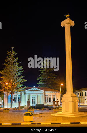 28. Oktober-Spalte in Paphos - Zypern Stockfoto