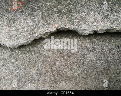 gebrochene Zement/Hintergrundtextur Stockfoto