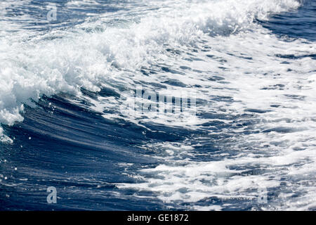 Ein Anschluss an ein Boot hautnah Stockfoto