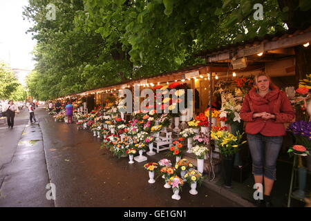 die Riga-Centralmarket in der Stadt Riga in Lettland in der baltischen Region in Europa. Stockfoto