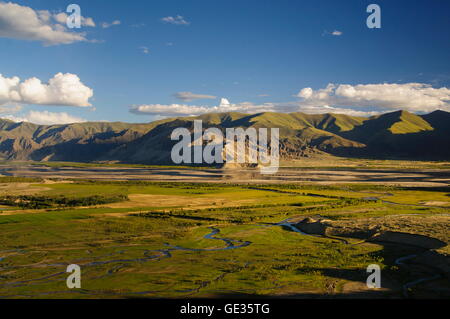 Geographie/Reisen, China, Tibet, Samye, Yarlung Tsangpo, Additional-Rights - Clearance-Info - Not-Available Stockfoto