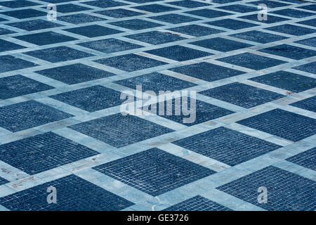 Abstrakten geometrischen Hintergrund von Steinpflaster Textur Stockfoto