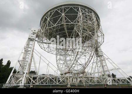 Jodrell Bank, Cheshire, UK. 23. Juli 2016. Die kultigen Lovell Teleskop AtJodrell Bank, Cheshire, UK, 23. Juli 2016 Credit: Barbara Koch/Alamy Live News Stockfoto