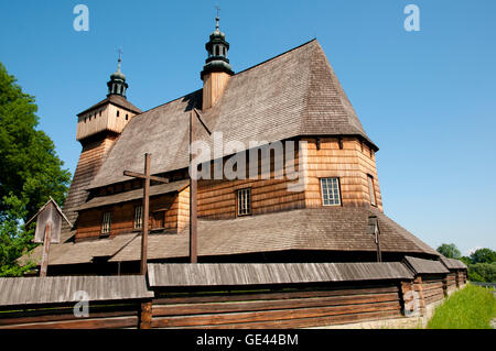 Himmelfahrt der Heiligen Maria Kirche - Haczow - Polen Stockfoto