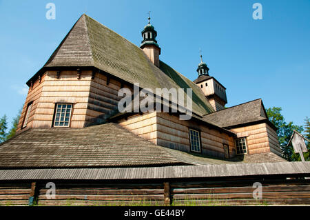 Himmelfahrt der Heiligen Maria Kirche - Haczow - Polen Stockfoto