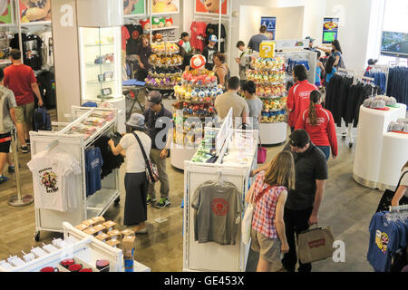 Nintendo New York Store Interieur, Rockefeller Center, NYC, USA Stockfoto