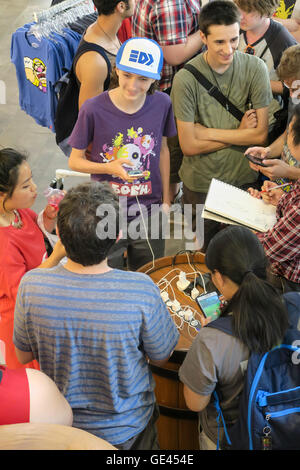 Nintendo New York Store Interieur, Rockefeller Center, NYC, USA Stockfoto