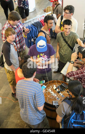 Nintendo New York Store Interieur, Rockefeller Center, NYC, USA Stockfoto