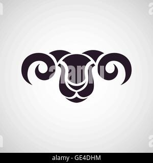 RAM-Logo-Vektor Stock Vektor