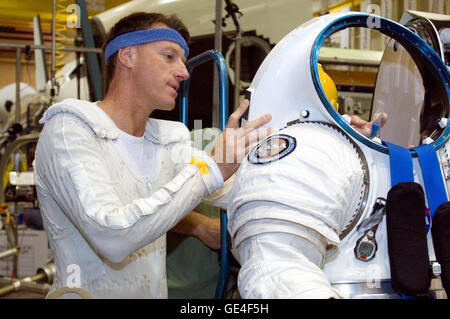 Astronaut C Michael Foale bereitet sich auf eine Mark III 5134456007 o don Stockfoto