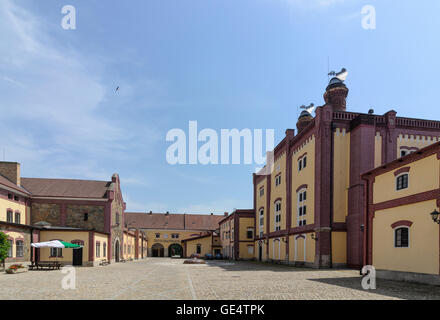 Trebon (Wittingau): Brauerei, Jihocesky, Südböhmen, Tschechien, Südböhmen, Stockfoto