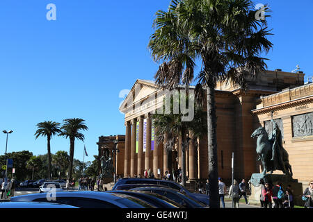 Sydney, Australien. 23. Juli 2016.  Die Art Gallery of New South Wales in Sydney, Australien. Bildnachweis: Richard Milnes/Alamy Stockfoto