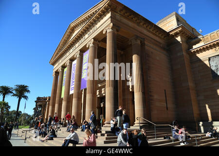 Sydney, Australien. 23. Juli 2016.  Die Art Gallery of New South Wales in Sydney, Australien. Bildnachweis: Richard Milnes/Alamy Stockfoto