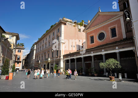 Basilika San Lorenzo in Lucina, Rom, Italien Stockfoto