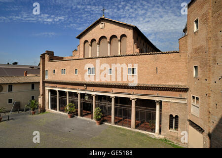 Italien, Rom, Basilica dei Santi Giovanni e Paolo Stockfoto