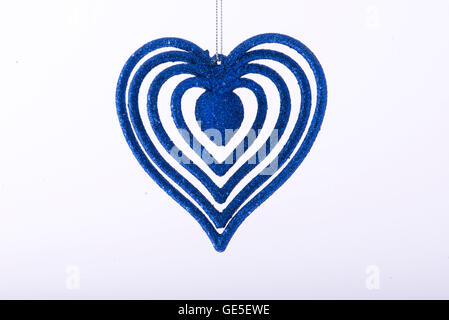 Weihnachtsdekoration auf neutralem Hintergrund Stockfoto