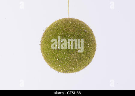 Weihnachtsdekoration auf neutralem Hintergrund Stockfoto