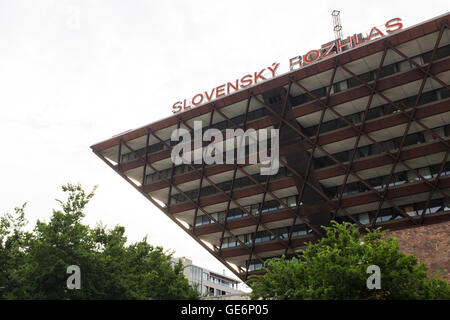 Slowakischen Rundfunks, Bratislava. Architekten Štefan Svetko, Štefan Ďurkovič und Barnabas Kissling Stockfoto