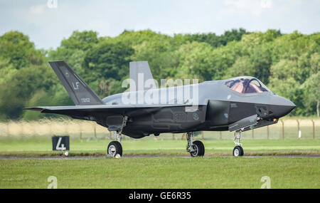 Lockheed Martin F-35 Lightning II von der United States Air Force in The Royal International Air Tattoo RAF Fairford Stockfoto