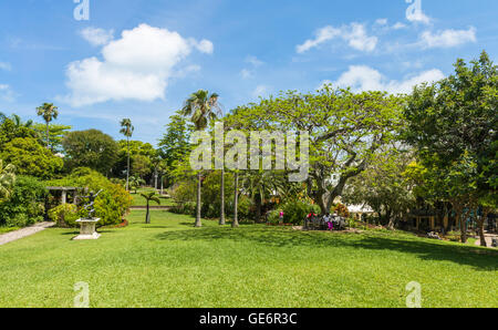 Queen Elizabeth Park, ehemals Par La Ville Park ist ein schöner Stadtpark in Stadt Hamilton, Bermuda Stockfoto