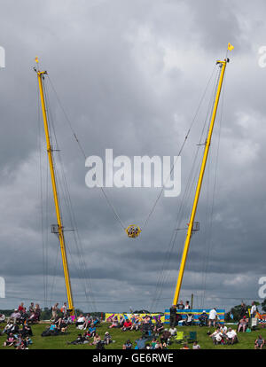 Bungee-Katapult. Stockfoto