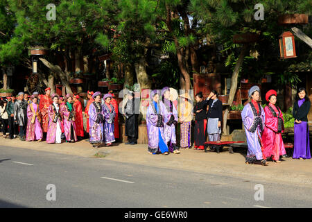 Stickerei-Festival in Dalat, Vietnam Stockfoto